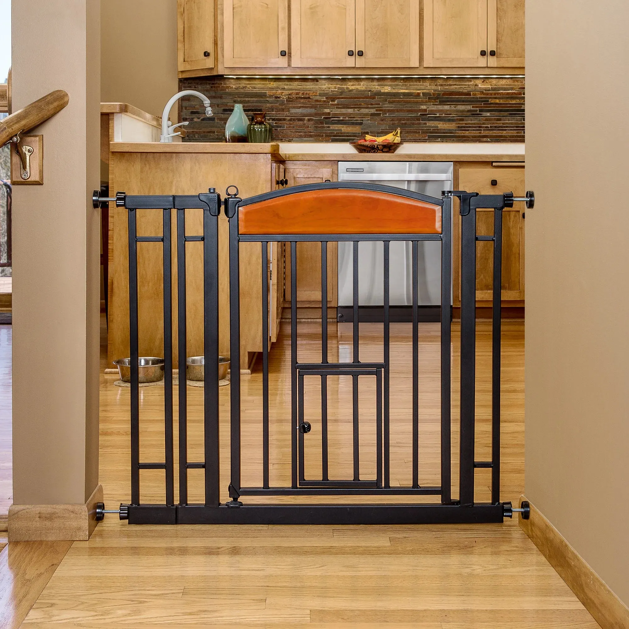 37.5" Design Paw Easy Close Walk-Thru Pet Gate
