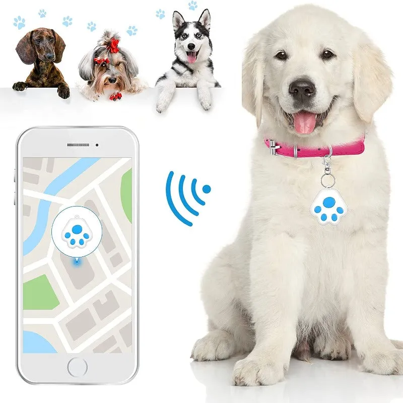 4 Piece Set of Smart Trackable Key Finders - Pet Locators - Keychains GPS Tracking Devices