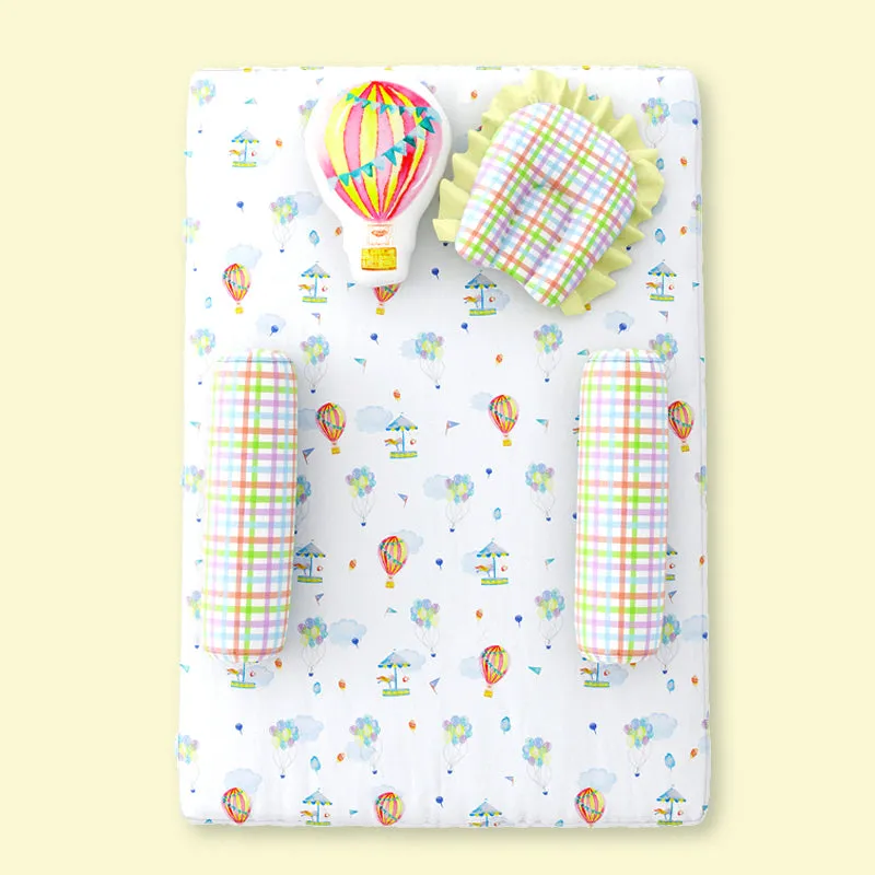 5 Piece Organic New Born Bed Set - Carnival