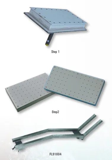 Air Pad 250mm x 500mm ABS - concrete/liner 45m_/hr  FL93950