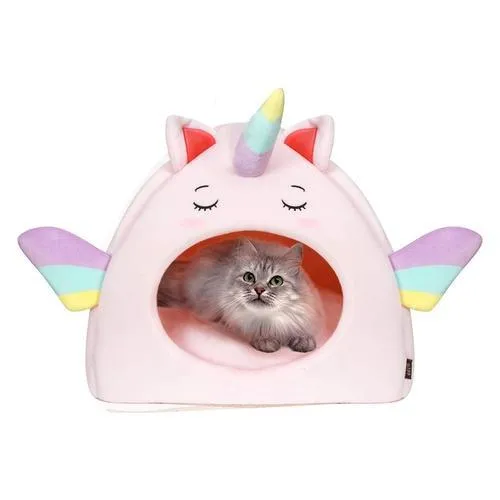 ALL FUR YOU - Unicorn Cat Cave Pink