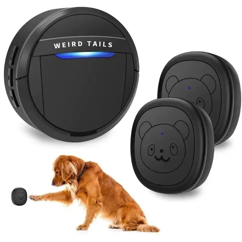 Anniepaw Wireless Doorbell, Dog Bells for Training, Waterproof Doorbell Chime,55 Melodies 5 Volume Levels LED Flash