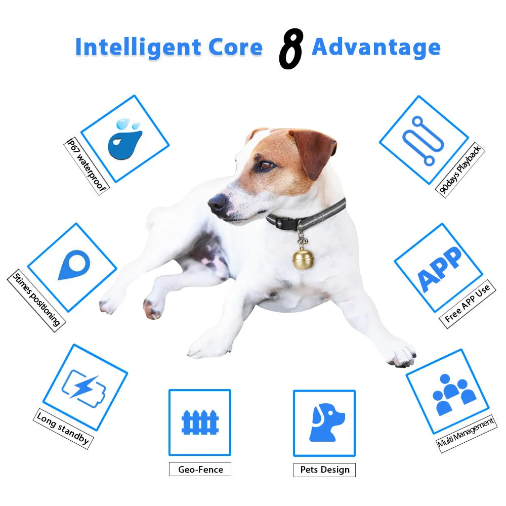 Anti-loss device pet bell GPS tracker Petfon N5