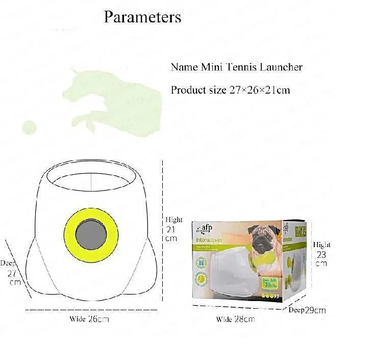 Automatic Tennis Ball Launcher for Pets