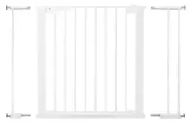 Baby Dan Premier Pressure Fit Safety Gate With 3 Extensions (White)