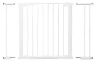 Baby Dan Premier Pressure Fit Safety Gate With 3 Extensions (White)