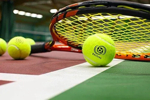 Briton Pressure Less Tennis Balls with Carrying Bag (Pack of 24) …