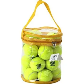 Briton Pressure Less Tennis Balls with Carrying Bag (Pack of 24) …
