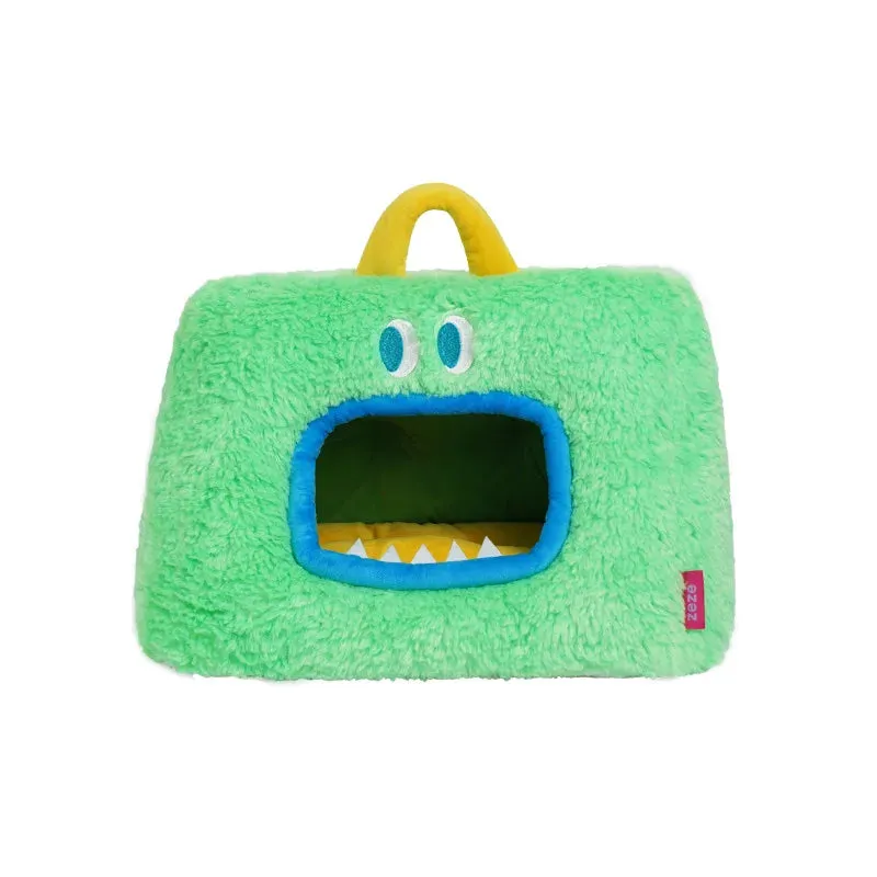 Cat Fluffy Warm Plush House Winter Wool Pet Sleep Pad Cat House Dog House Puppy Indoor Comfortable Caves Interesting Monster Shapes
