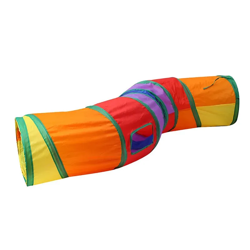 Cat Tunnel with Peek Hole & Toy Ball Fun