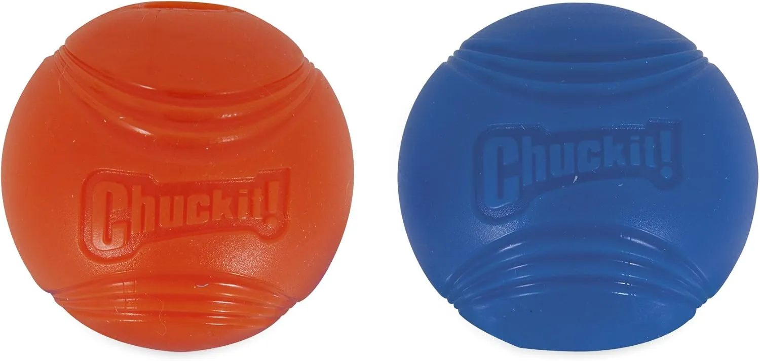 Chuckit! Strato Ball Dog Toy, Medium (2.5 Inch) 2 Pack