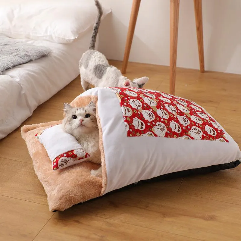 Cozy Cave Cat Bed by Dog Hugs Cat