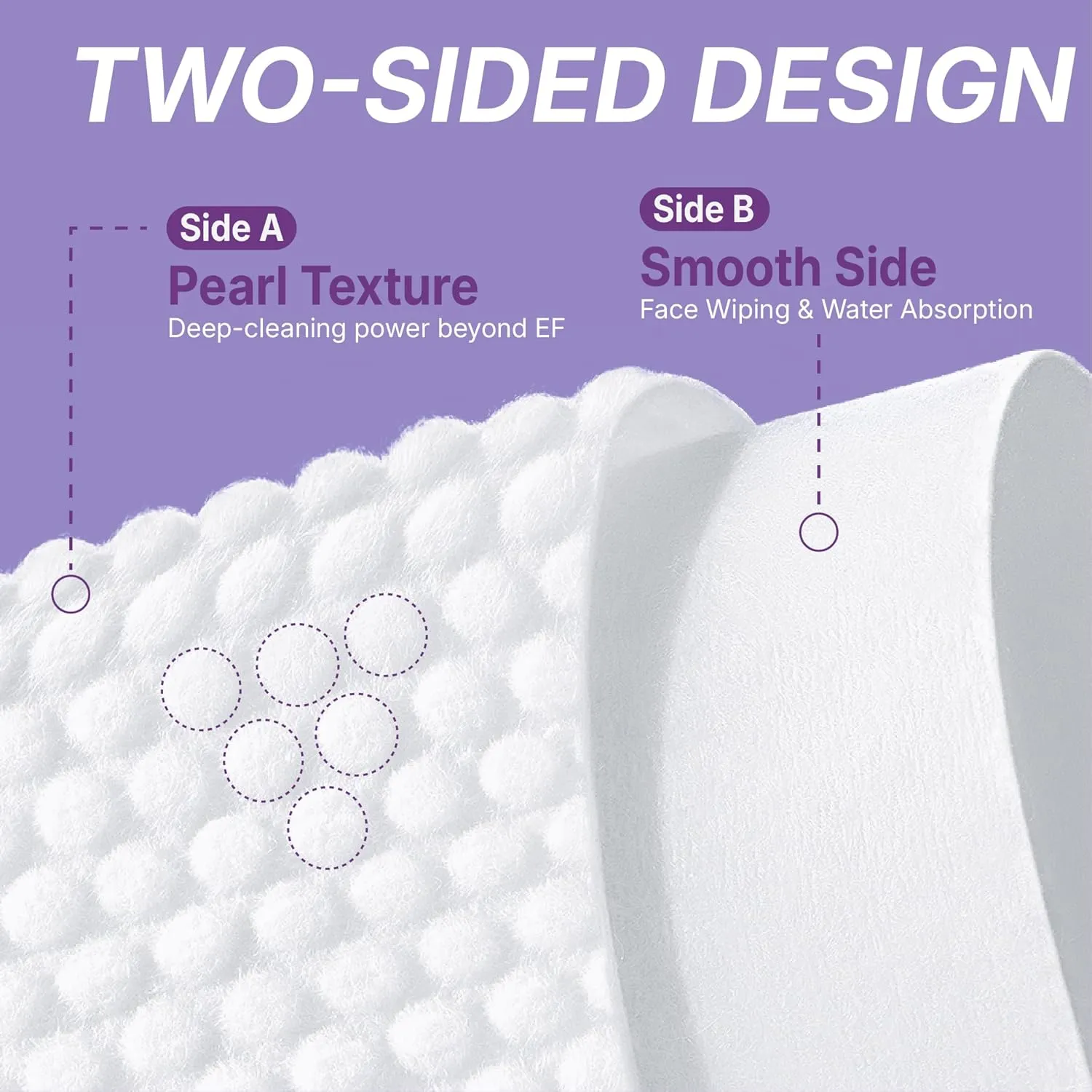 Disposable Face Towels, 10" x 12" Pearl Texture, Lint Free Ultra Thick Face Towelettes for Sensitive Skin, Extra Soft Makeup Remover Skincare Dry Wipes, 200 Count