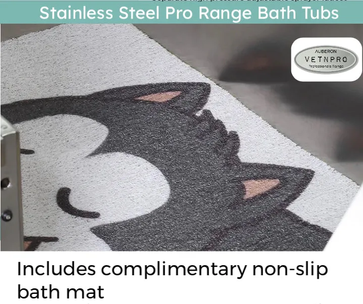Dog grooming Electric Lift stainless steel pro range Bath Tub Medium 130cm many features!