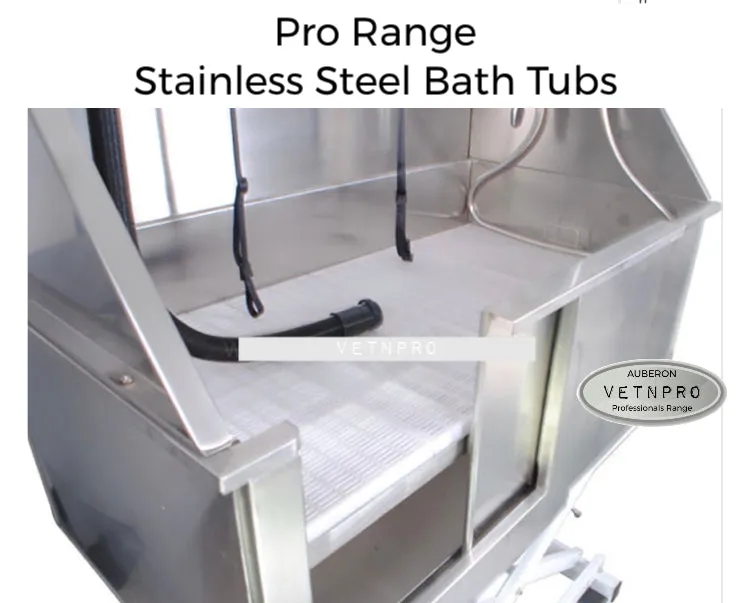 Dog grooming Electric Lift stainless steel pro range Bath Tub Medium 130cm many features!