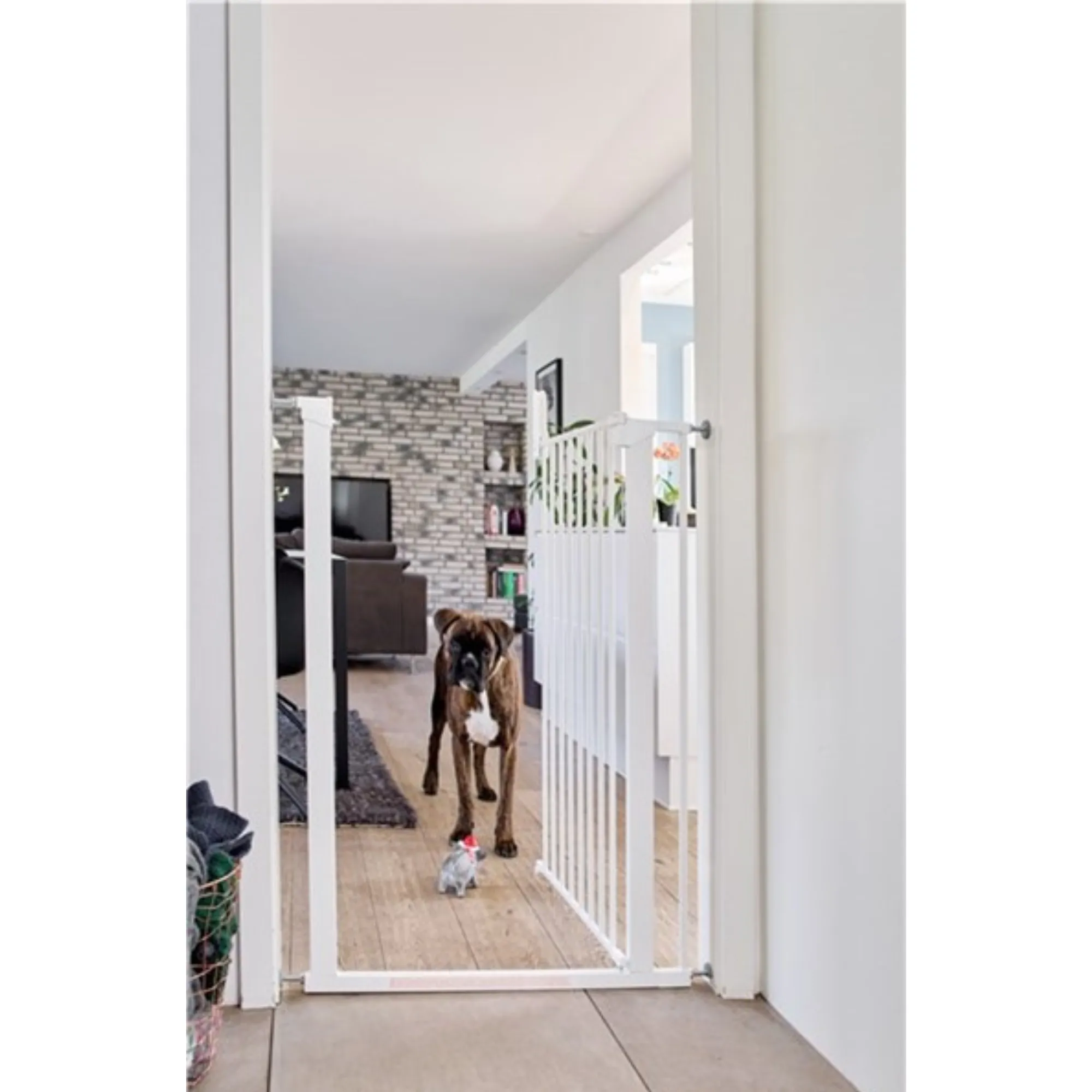 DogSpace Extension for Bonnie extra tall Pet gate White