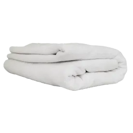 Elegant Edgeless Microfiber Towel, White 51" X 30"