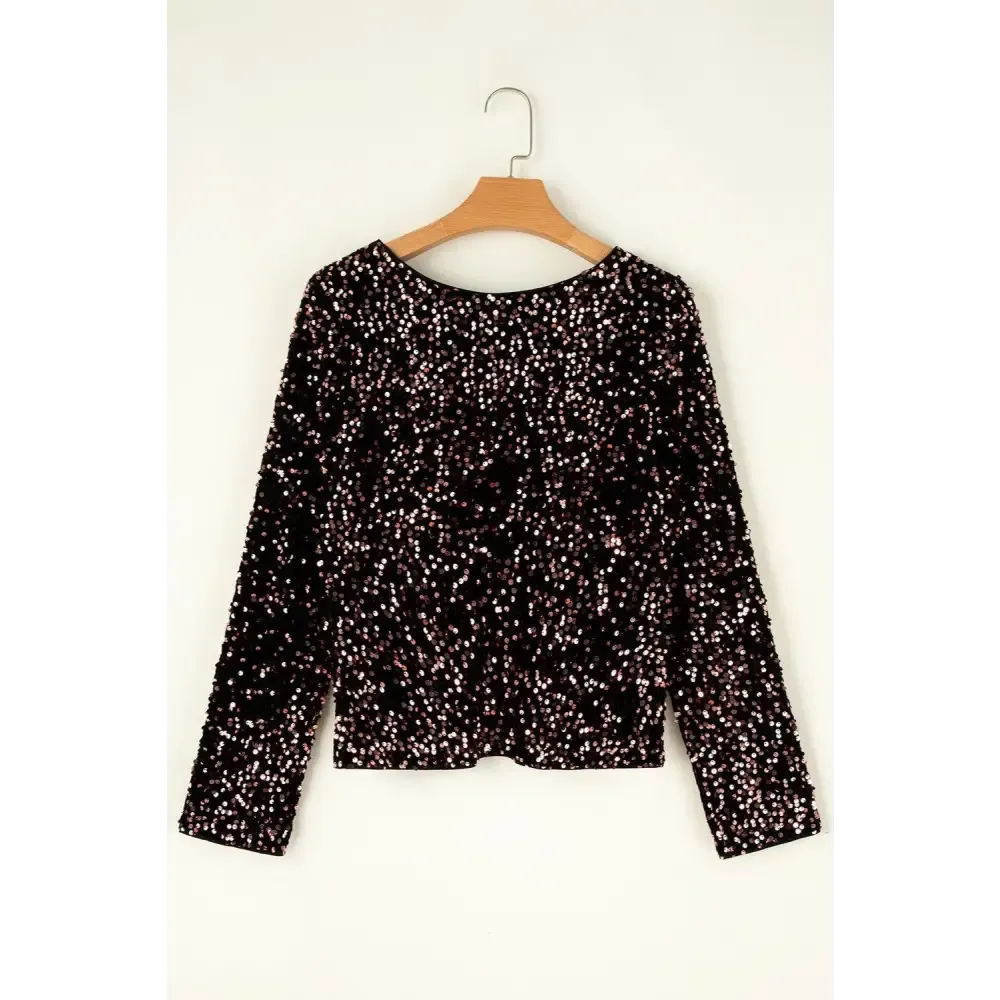 Elevate Your Wardrobe with Elegant Sequin Opaque Fabric for Luxury Fashion