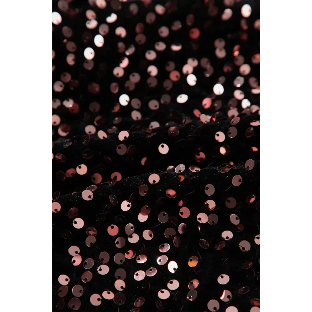 Elevate Your Wardrobe with Elegant Sequin Opaque Fabric for Luxury Fashion