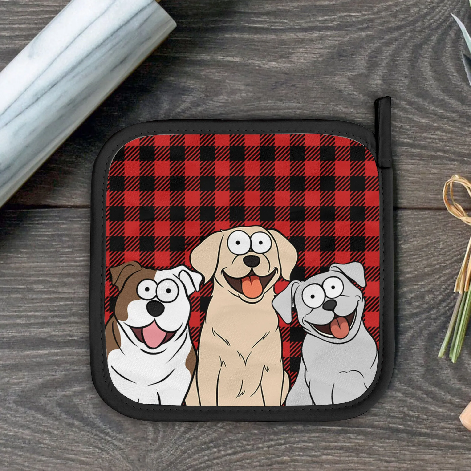 Every Snack You Make Every Meal You Make - Personalized Oven Mitts And Pot Holder