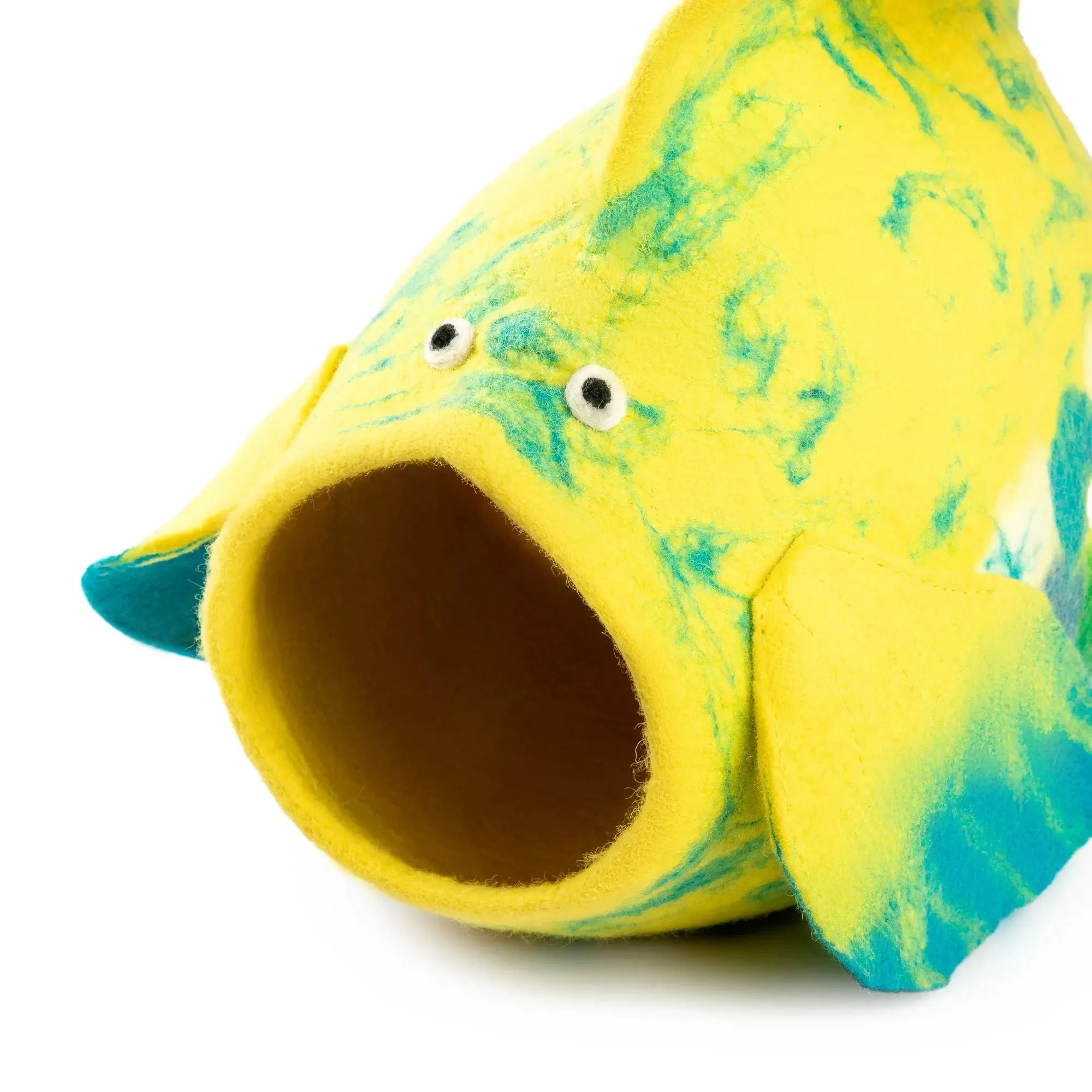 Felt Cat Bed Cave Merino Wool Bed for Cats and Kittens