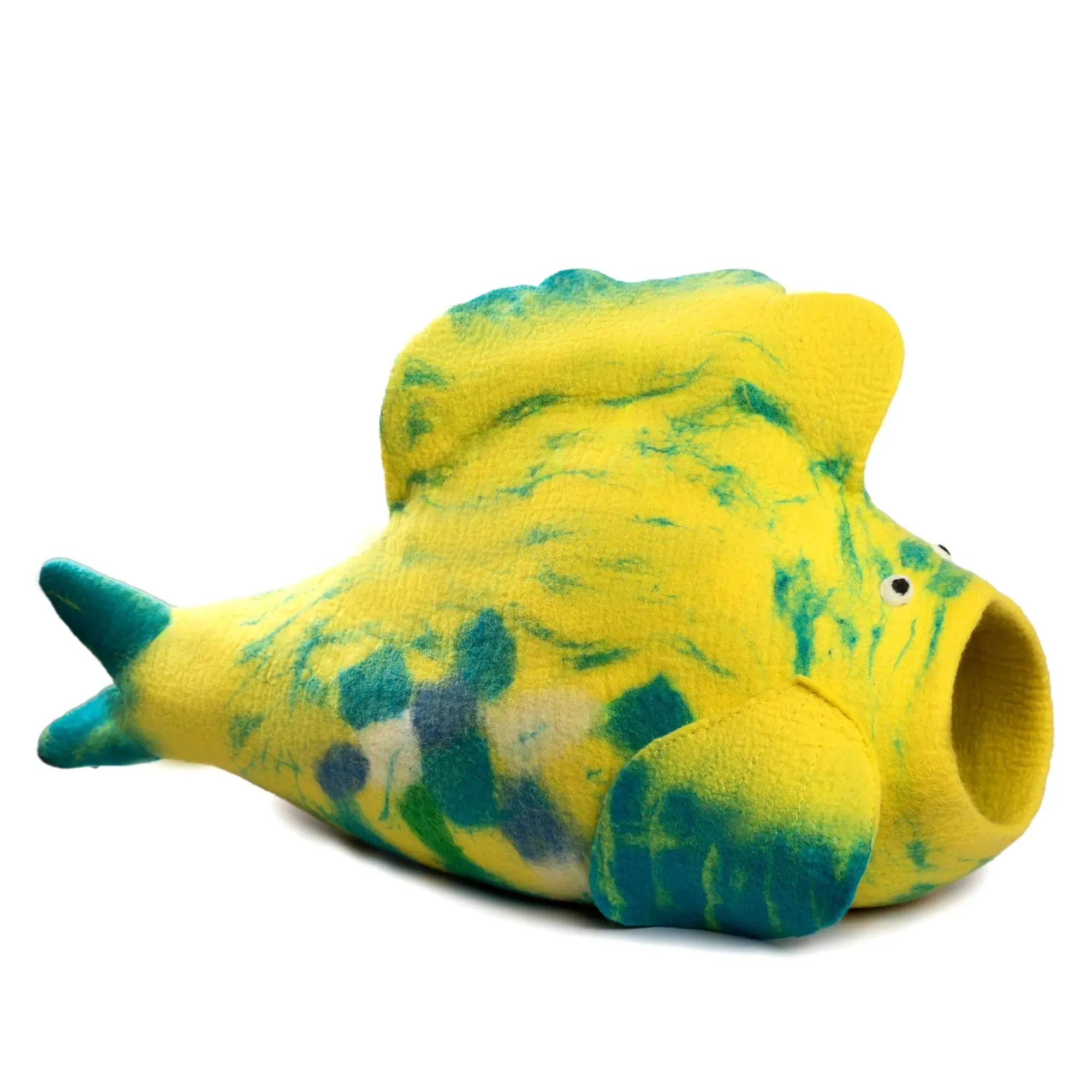 Felt Cat Bed Cave Merino Wool Bed for Cats and Kittens