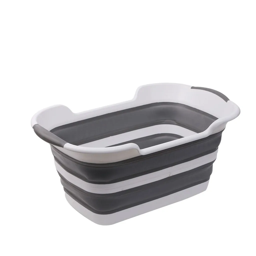 Folding Baby Bathtub Pet Bath Tubs Baby Shower Portable Silicone Non-Slip Cat Dog Bath Tubs Newborn Supplies Bathroom Accessorie