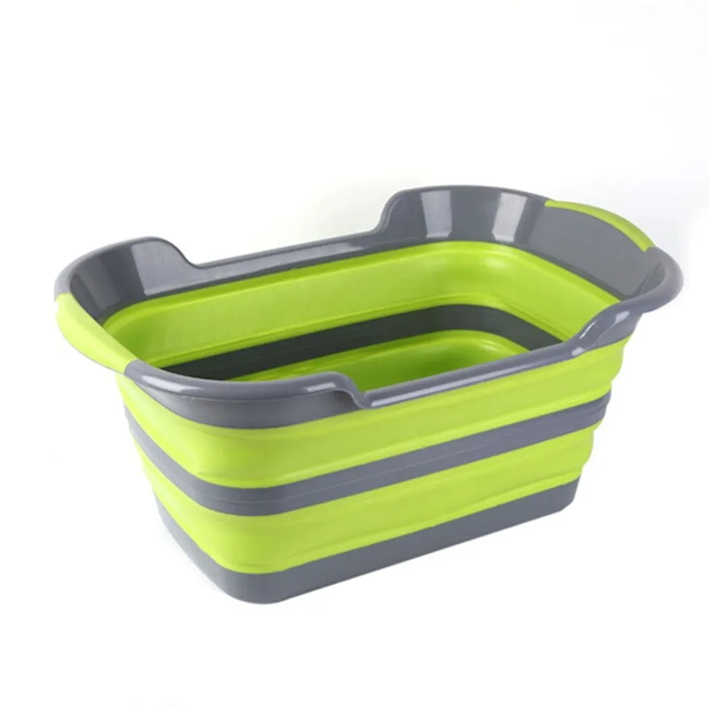 Folding Baby Bathtub Pet Bath Tubs Baby Shower Portable Silicone Non-Slip Cat Dog Bath Tubs Newborn Supplies Bathroom Accessorie