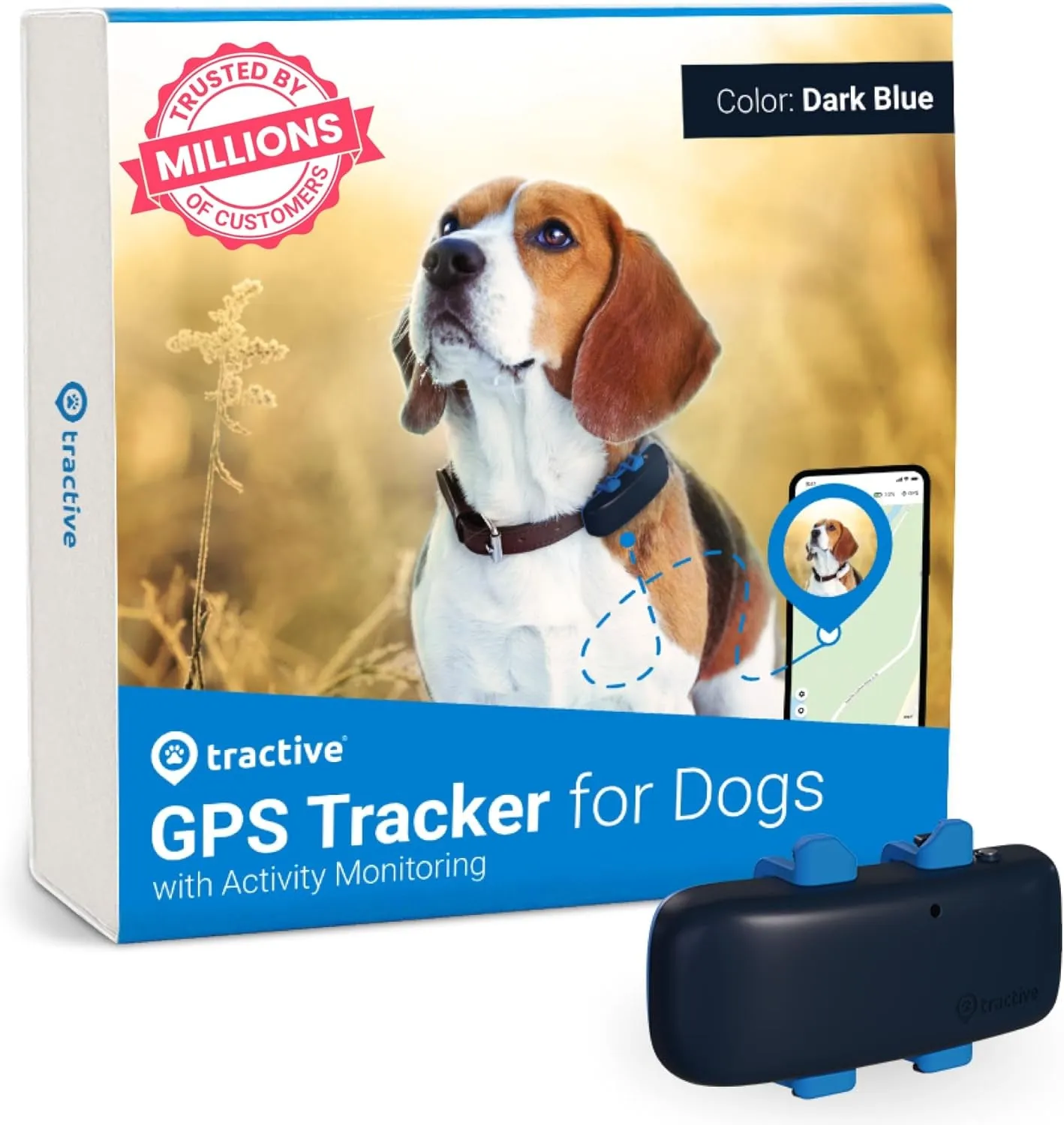 GPS Tracker & Health Monitoring for Dogs