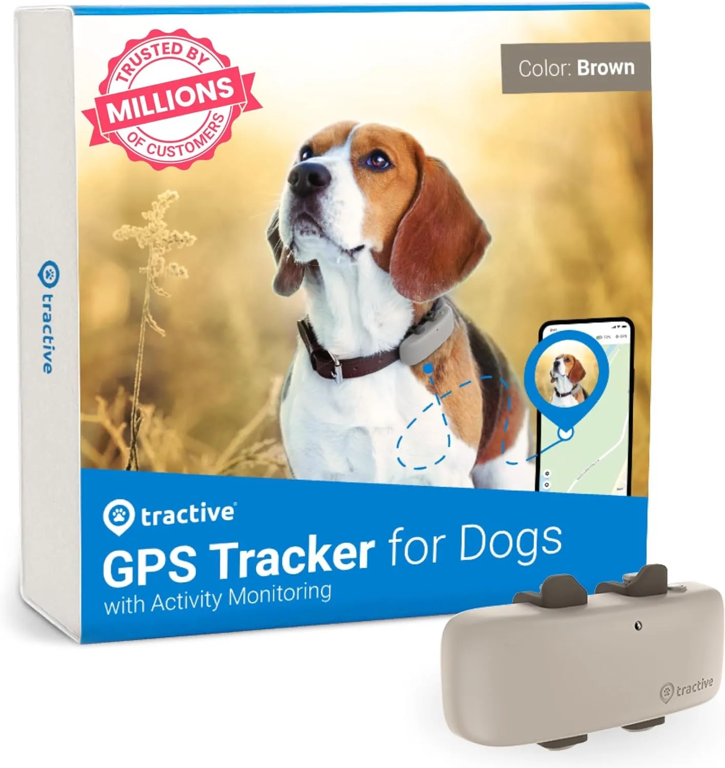 GPS Tracker & Health Monitoring for Dogs