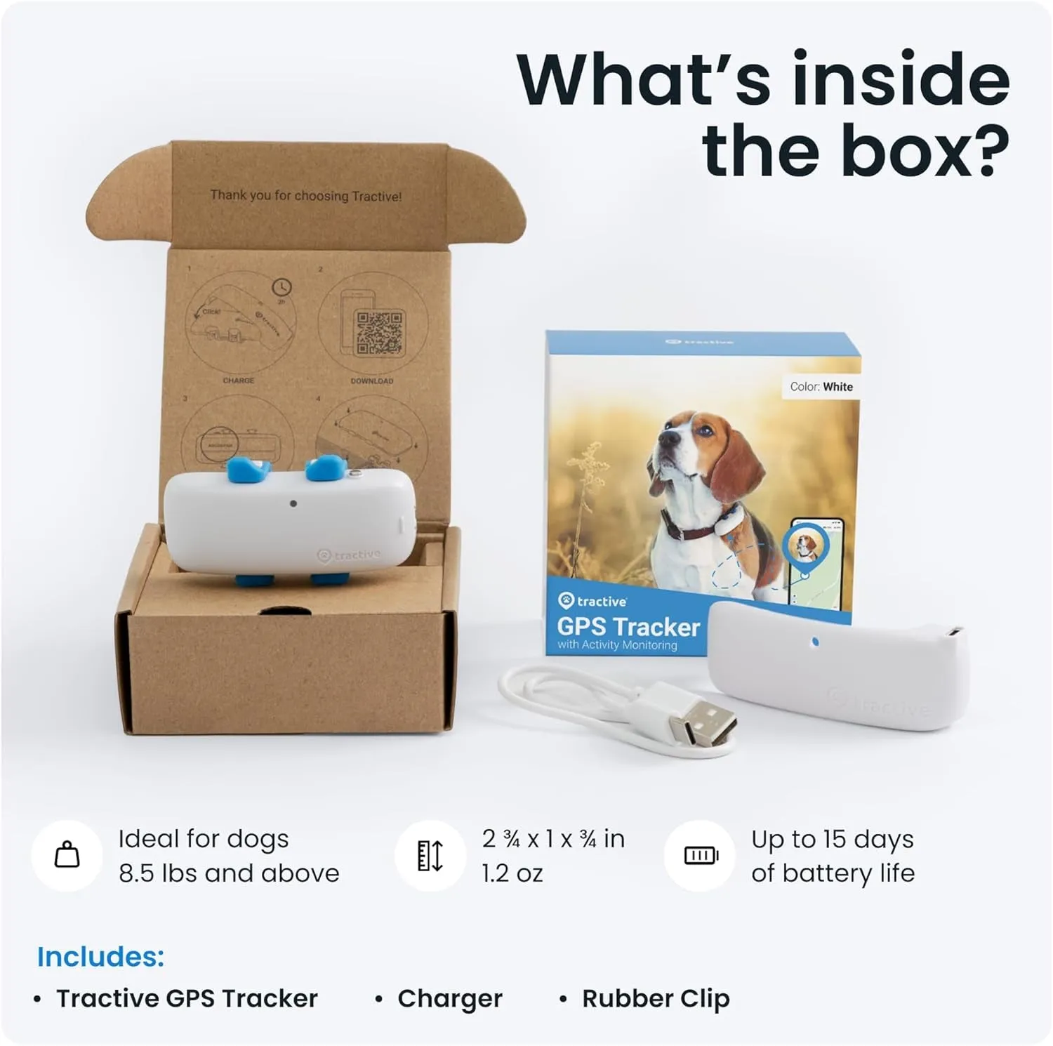 GPS Tracker & Health Monitoring for Dogs