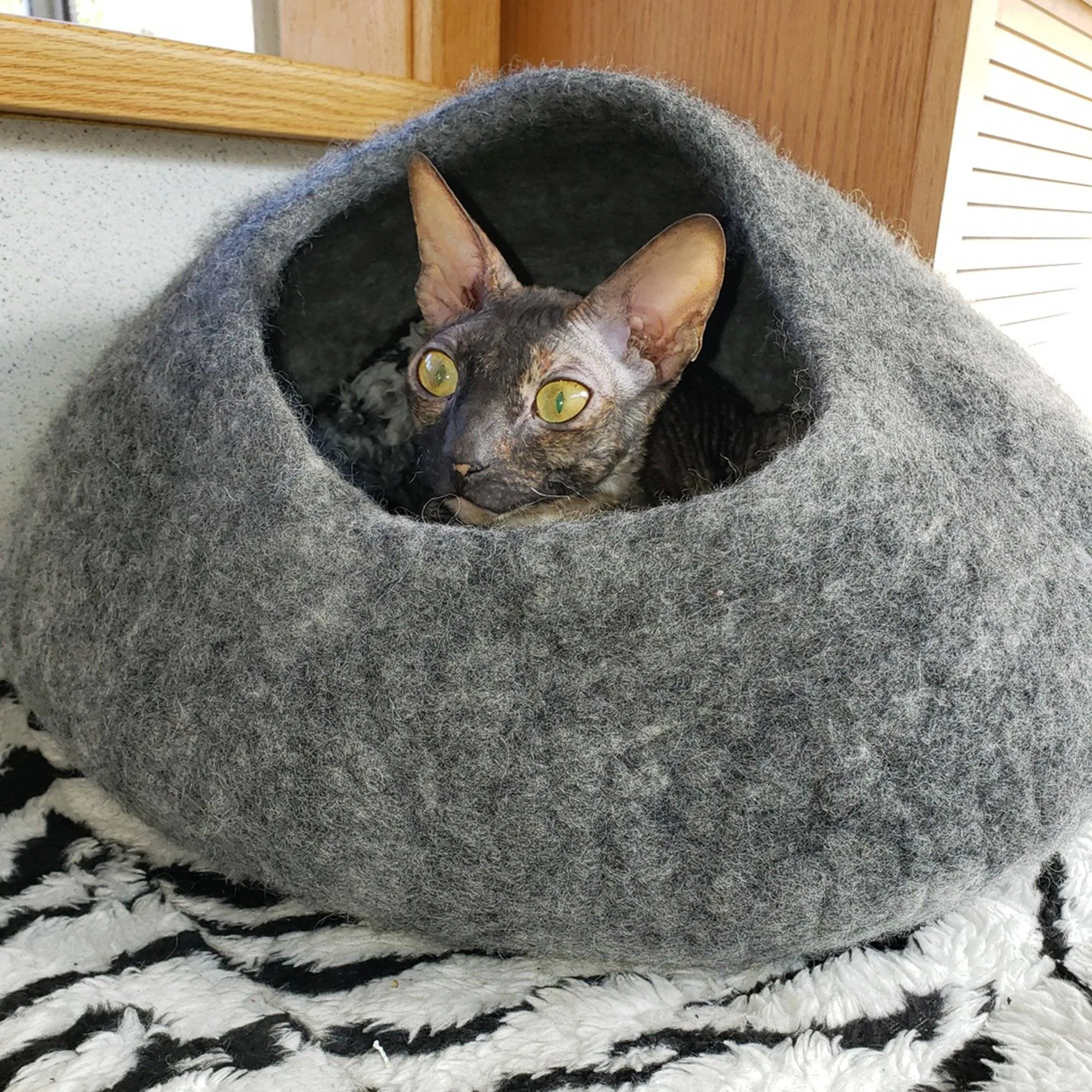 Heather Grey Cat Cave