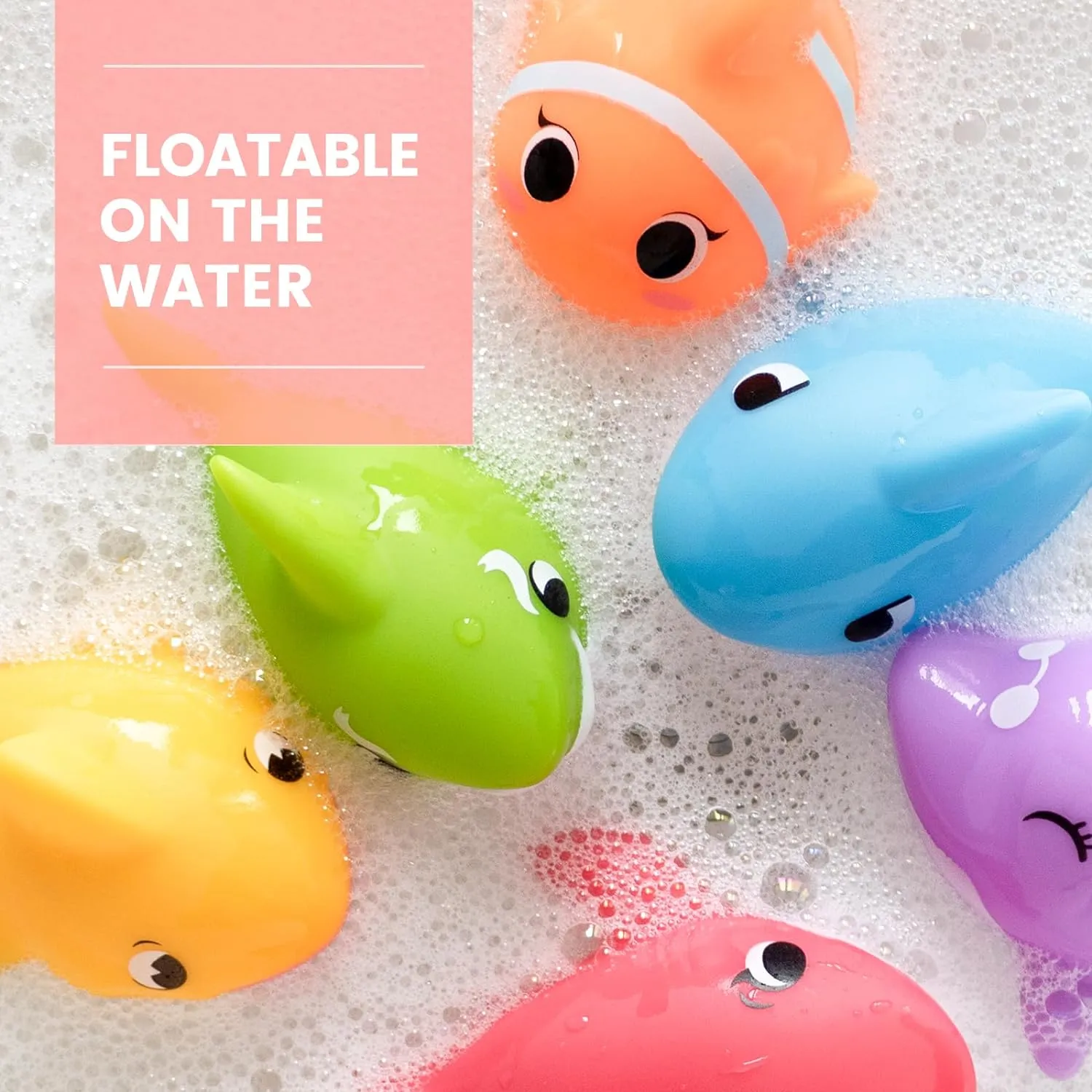 Hely Cancy Bath Toys for Kids - No Hole Baby Toys for 1 Year Old Infant Boys Girls, Shower Water Pool Toys