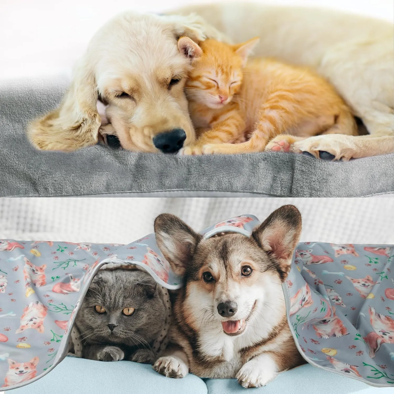 Leekalos Dog Cooling Mat,Pet Coolings Pads for Dogs Blanket,Summer Cooling Bed for Cats Blanket,Portable Pet Coolings Cushion for Home & OutdoorBoth Cold and Warm Uses