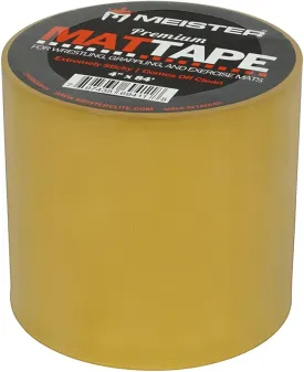 Meister Premium Mat Tape for Wrestling, Grappling and Exercise Mats - Clear