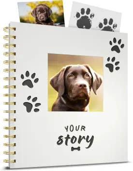 New Puppy Gift | Dog Memory Book & Keepsake Photo Album - Gifts For New Puppy Owners & Dog Lovers | Planner Keepsake Diary Scrapbook