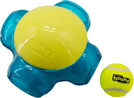 Outward Hound Tennis Maze Craze Interactive Squeaky Dog Toy, Blue
