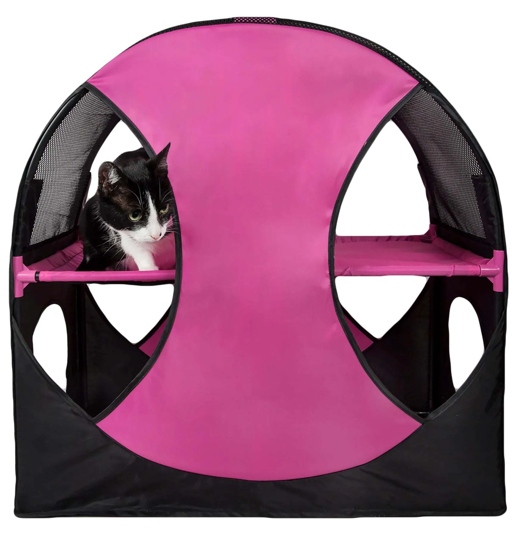 Pet Life - Kitty-Play Collapsible Cat Playhouse