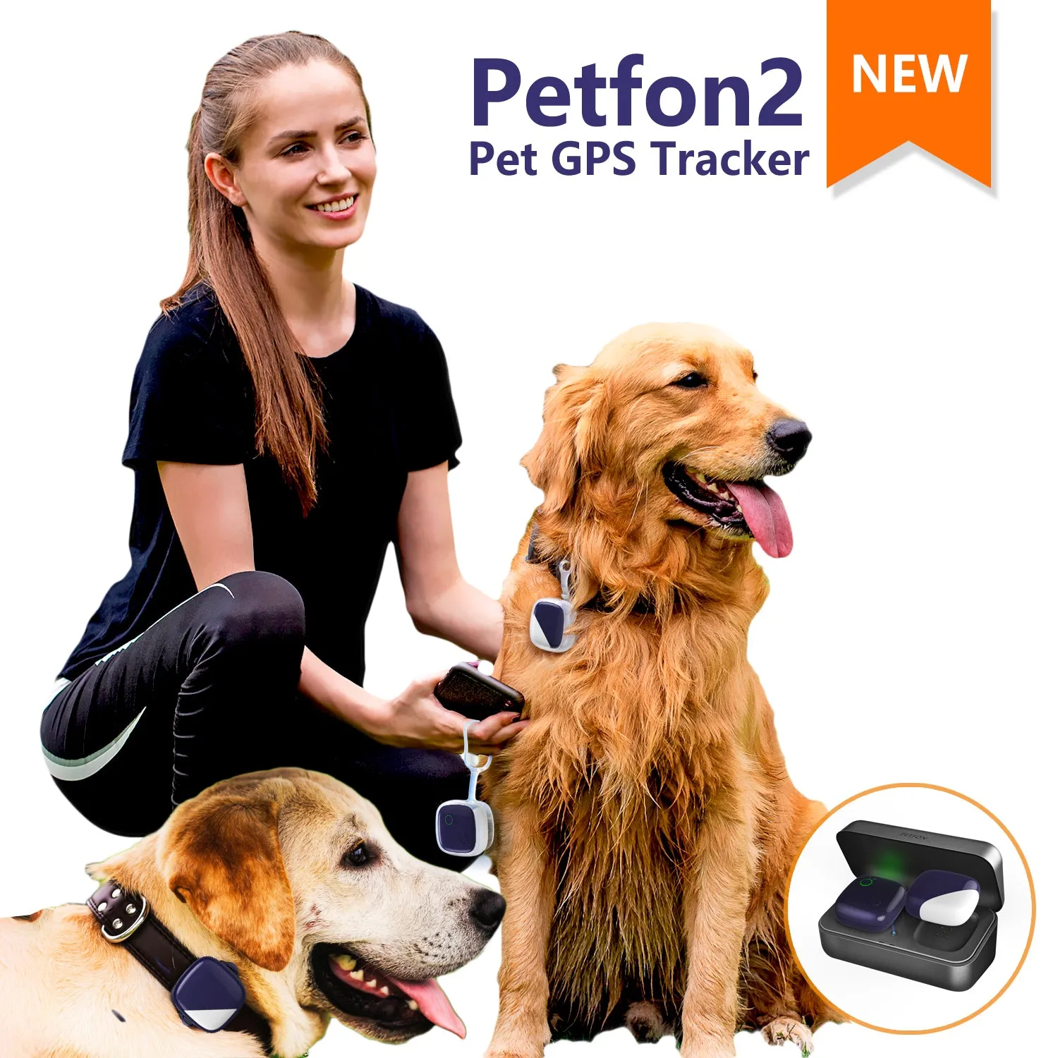 PETFON2 (Smart tracker for 2 dogs)