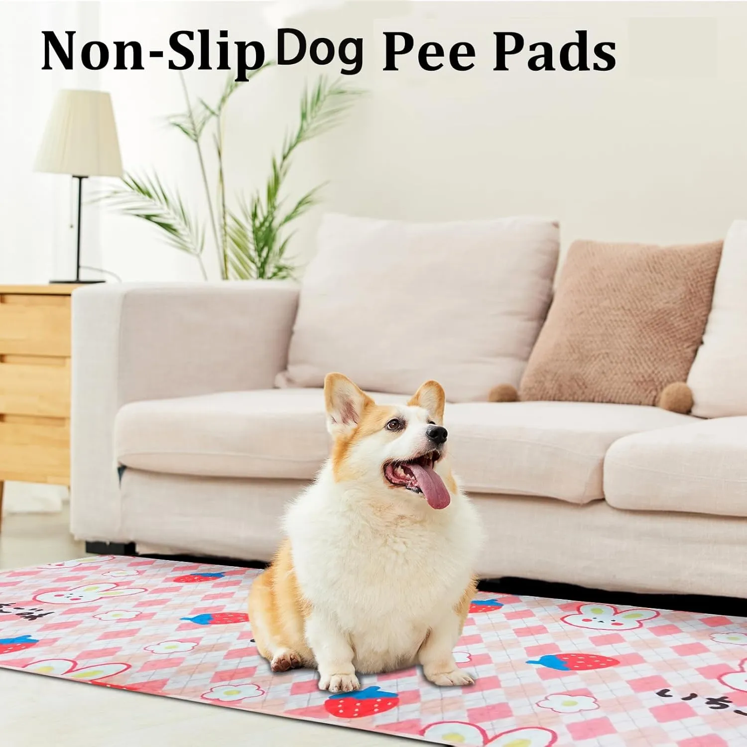 PINVNBY Guinea Pig Cage Liner,Thickening Rabbit Cage Liners Reusable Non-Slip Pet Soft Mat Washable Bunny Pee Pads for Hamster Chinchilla Cats Puppies(35.4" x 62.9")