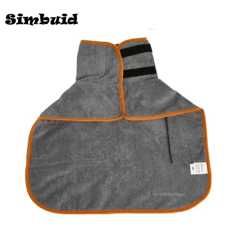 Quick Drying Dog Bathrobe for Easy Clean Ups