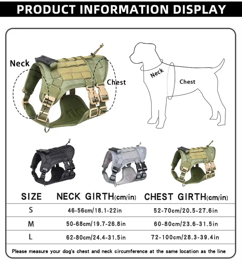 "Ultimate Tactical Dog Harness