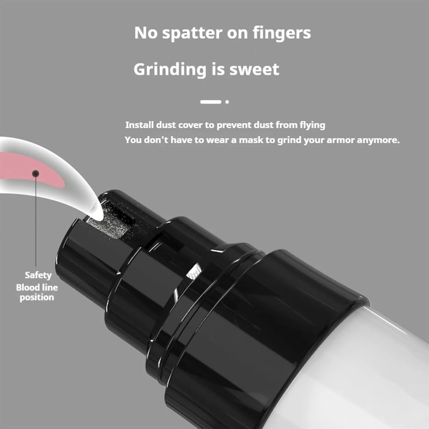 Silent Groom Pro, 2025 New Silent Grind Pro For Dogs Silent Grind Pro Dog Nail Trimmer, Rechargeable Micro Precision Electric Dog Nail Clippers Pet Paws Grooming Smoothing Tool(White two sets)