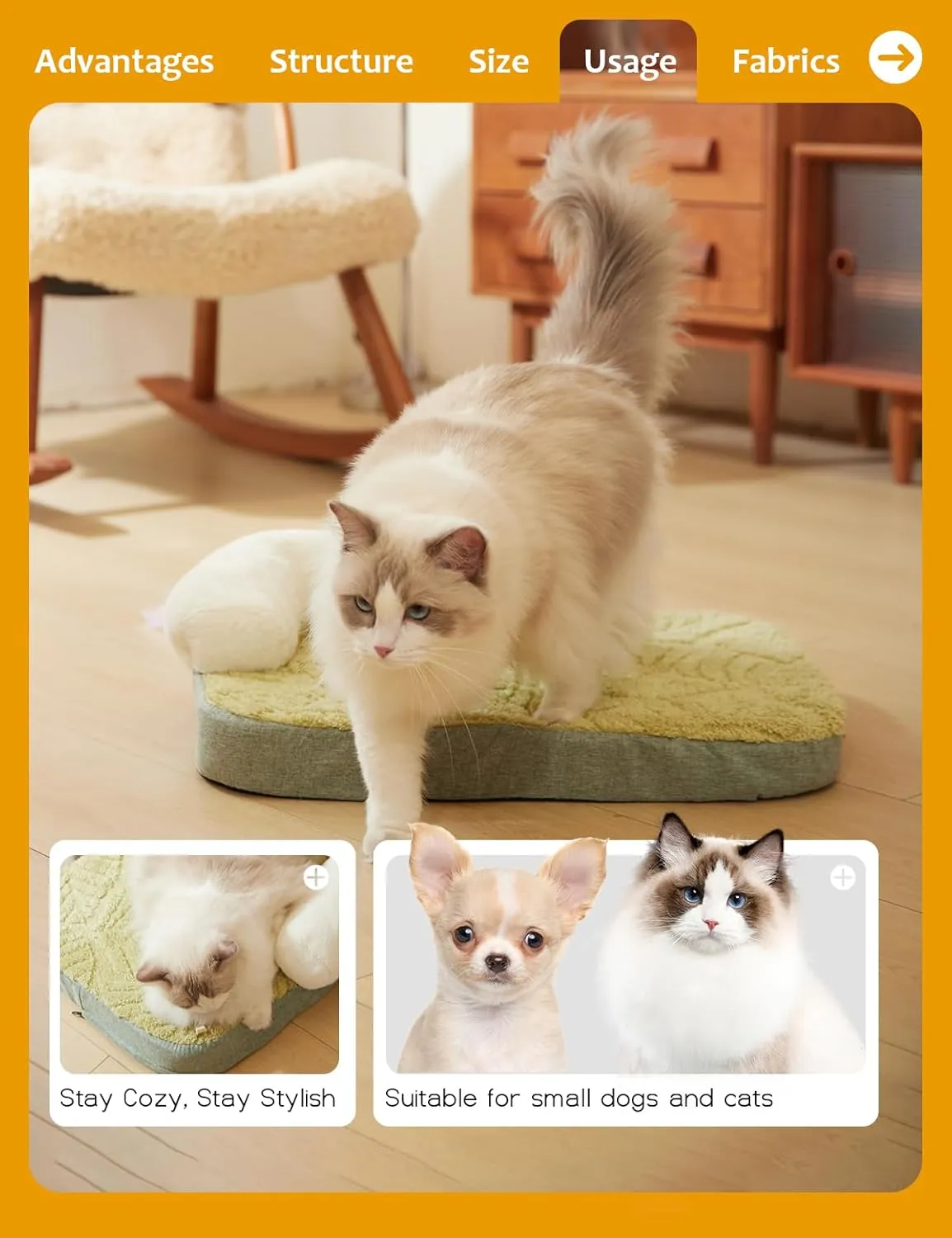 Small Medium Dog Bed,Washable Dog Bed with Removable Cover and Nonskid Bottom,Fuzzy Warm Dog Bed Indoor with Neck Pillow for Dog Cat Sleeping,30x20 Inches