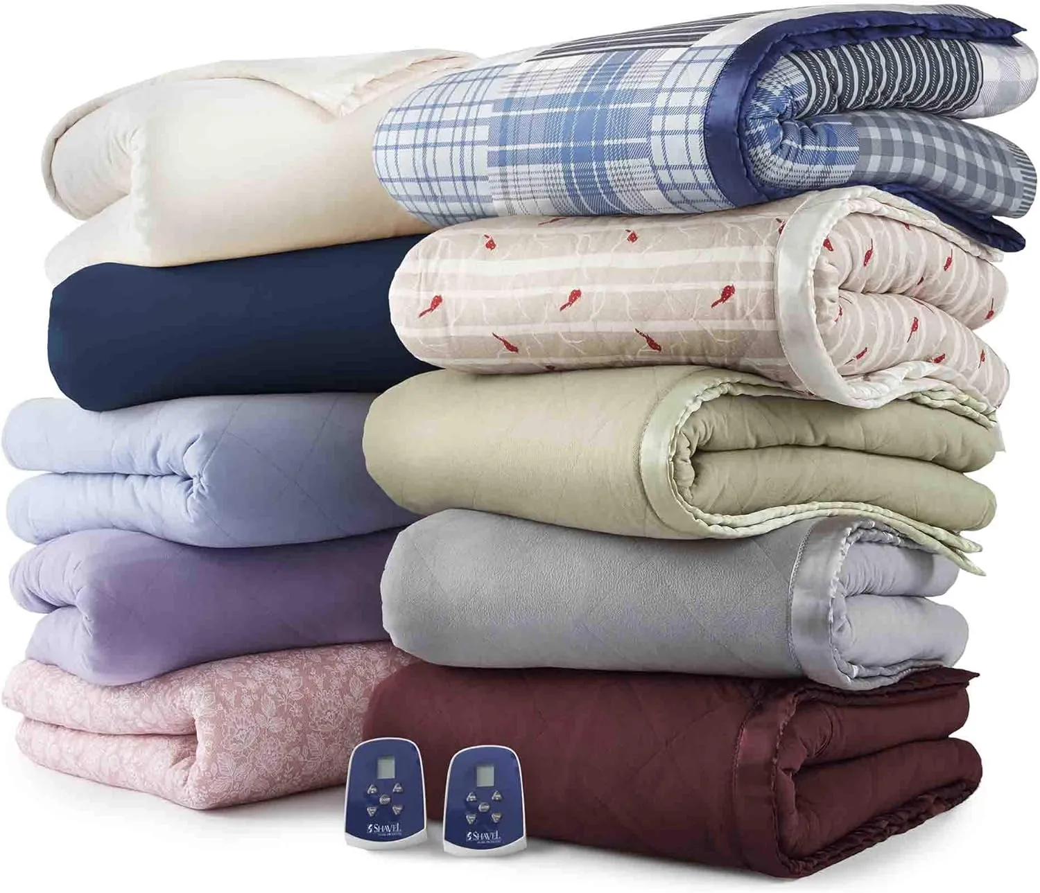 Thermee Micro Flannel Heated Blanket with Sherpa back, 10-Setting Electric Blanket Twin Size, Programmable Heating Blanket, Ultra-Soft Heated Throw Blanket, Fast Heating Thermal Blanket  Cat medley