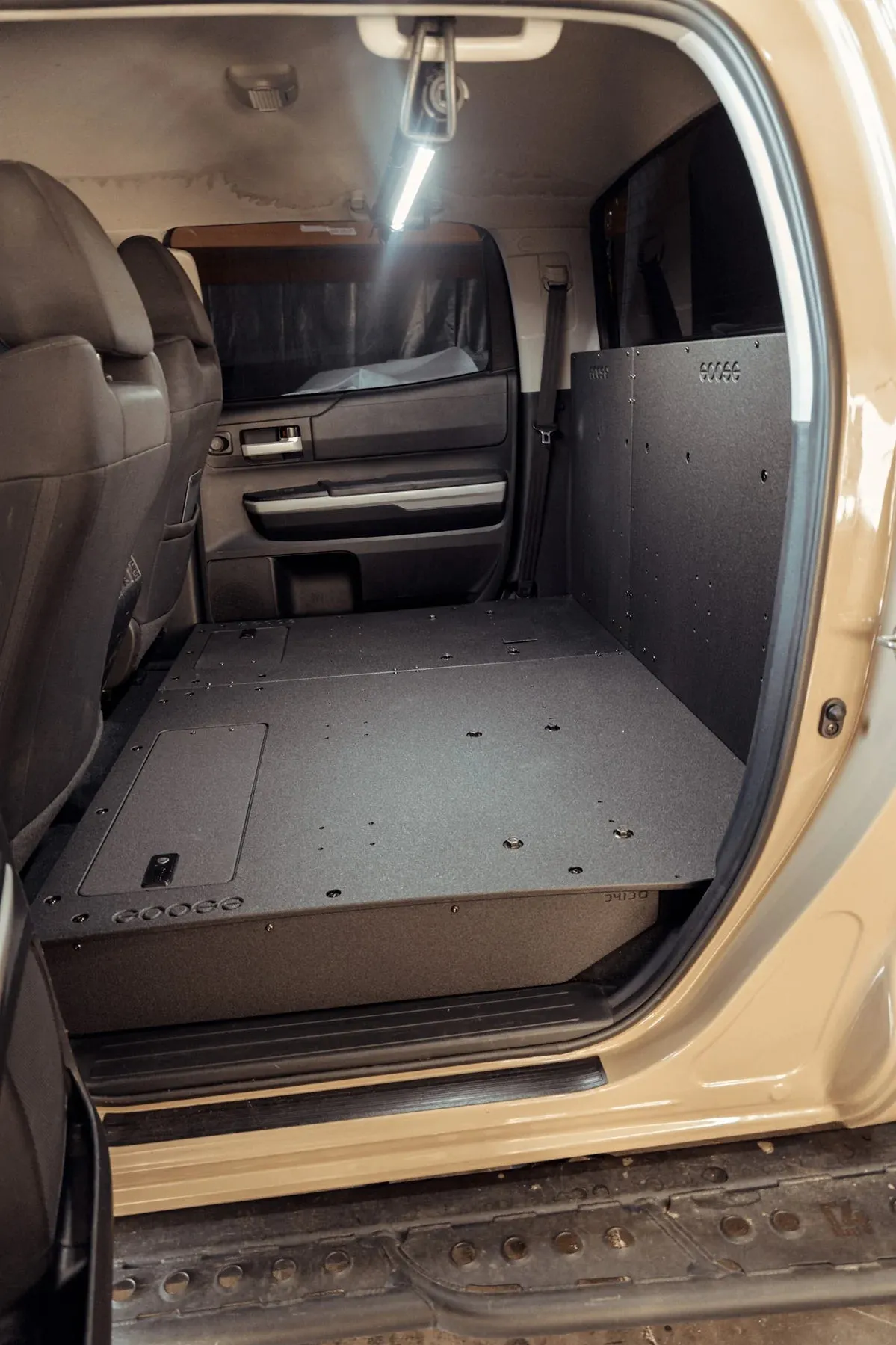 Toyota Tundra 2014-2021 2.5 Gen Crewmax - Second Row Seat Delete Plate System
