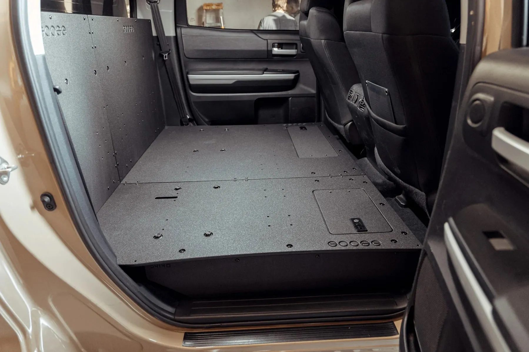 Toyota Tundra 2014-2021 2.5 Gen Crewmax - Second Row Seat Delete Plate System