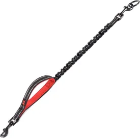 Tuff Pupper Bungee Dog Leash Extension | Shock Absorbing Extender Protects You & Your Dog | Added Handle Keeps Dogs Closer | Reflective For Night Walks | Works with Any Leash | For Small & Medium Dogs