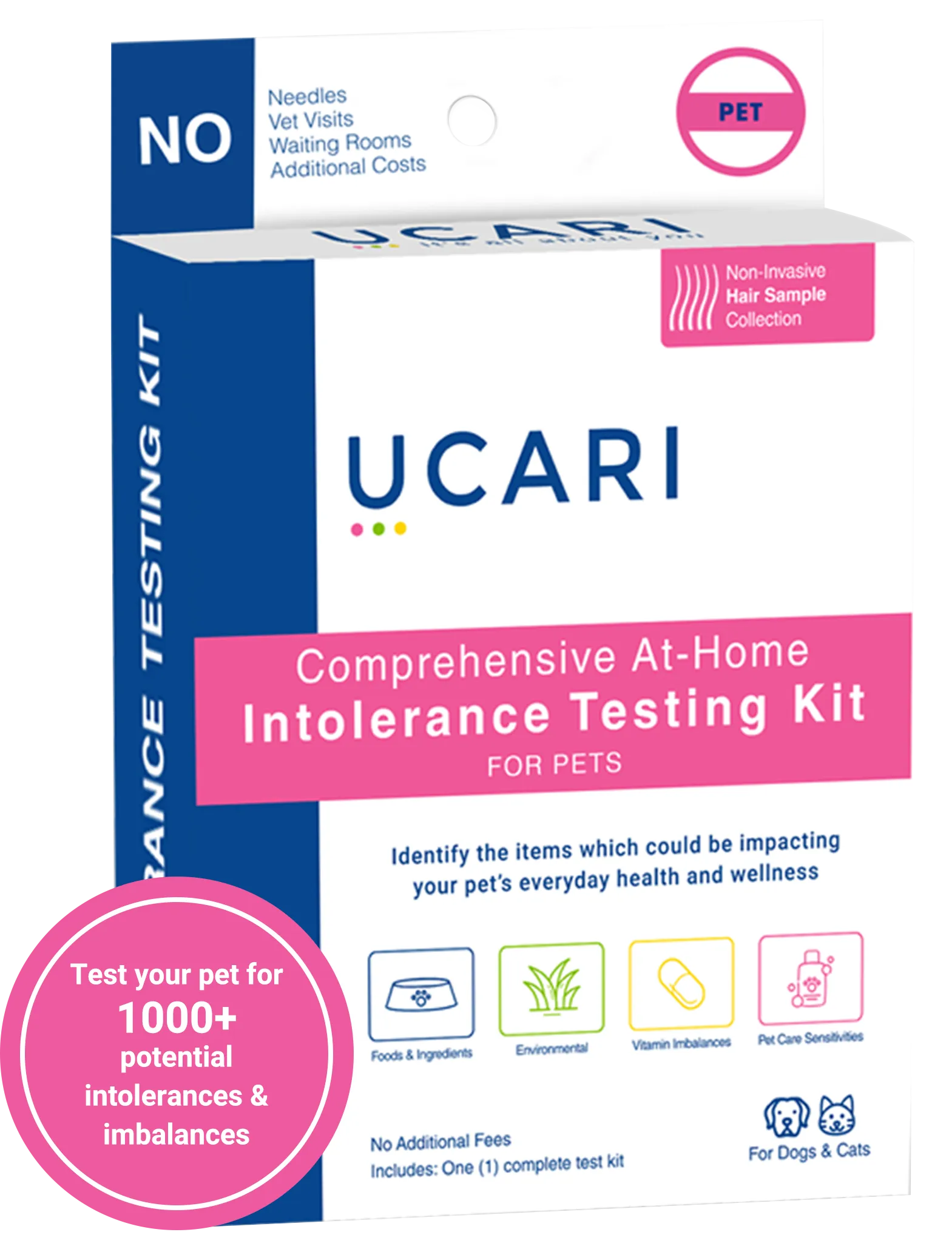 UCARI At Home Allergy Test Kit For Pets