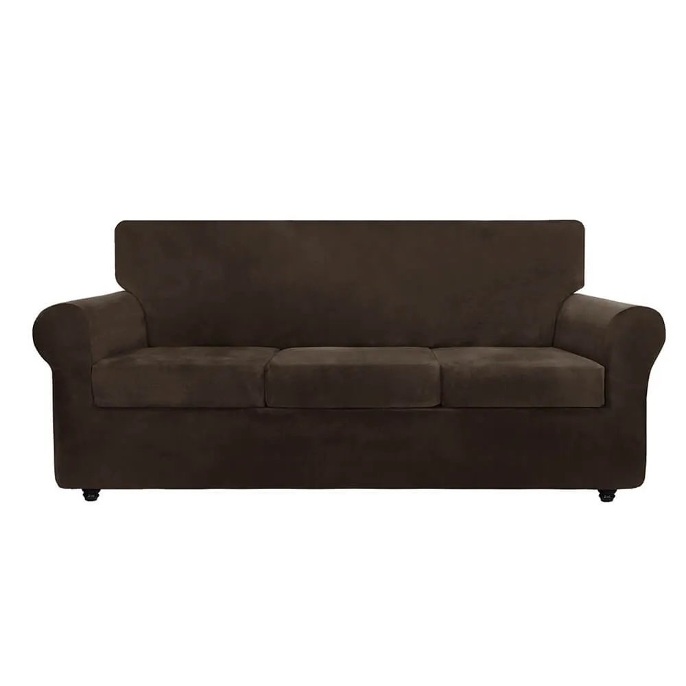 Universal Elastic Winter Suede Furniture Protector Couch Cover